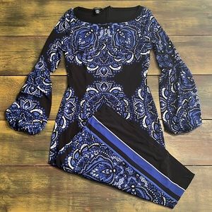 XS Fitted Mid-Calf length dress